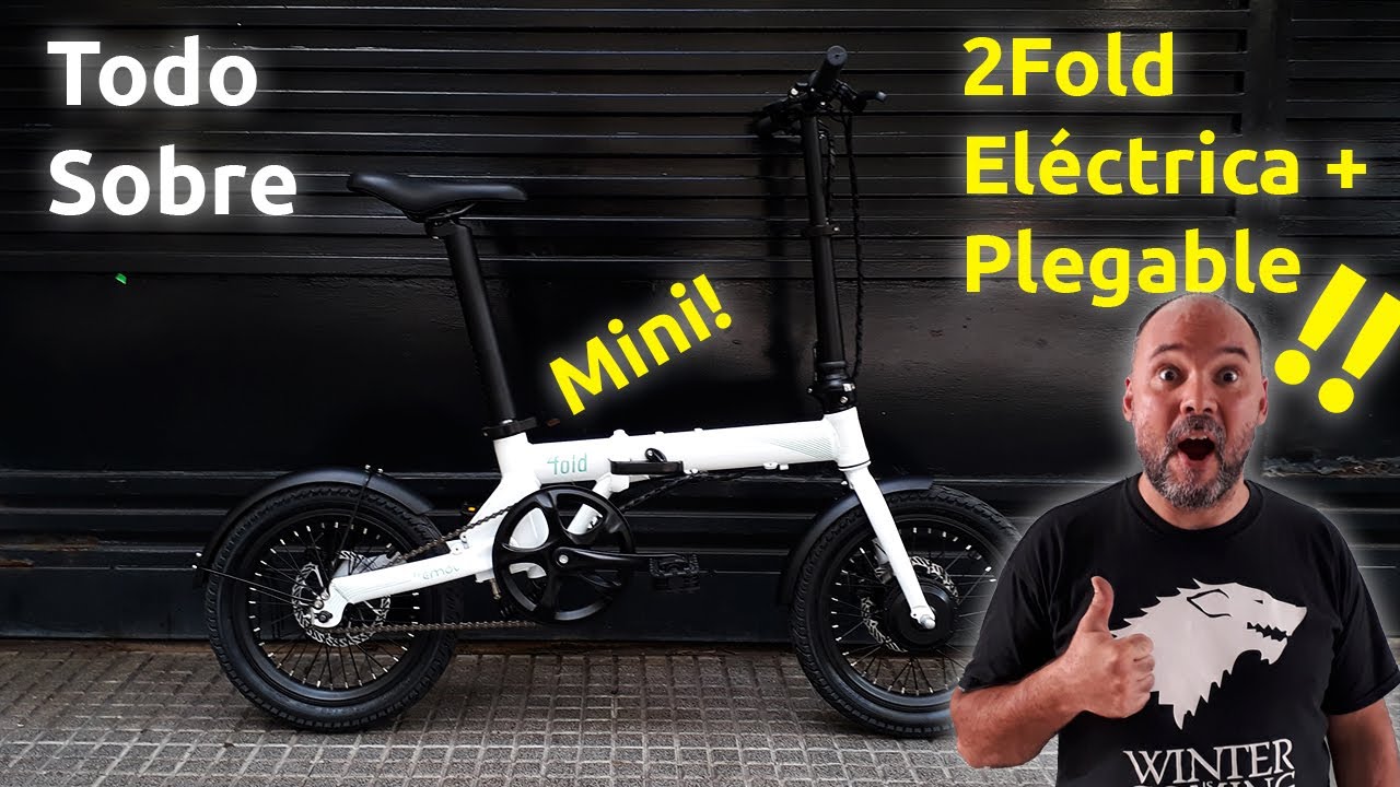 Bicicleta Eléctrica Plegable 2Fold Mini! Review Bici Urbana - YouTube