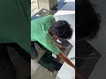 Black Tiles Installation Precision Cutting &amp; Spacer Alignment by Expert Worker2025#tiledesign