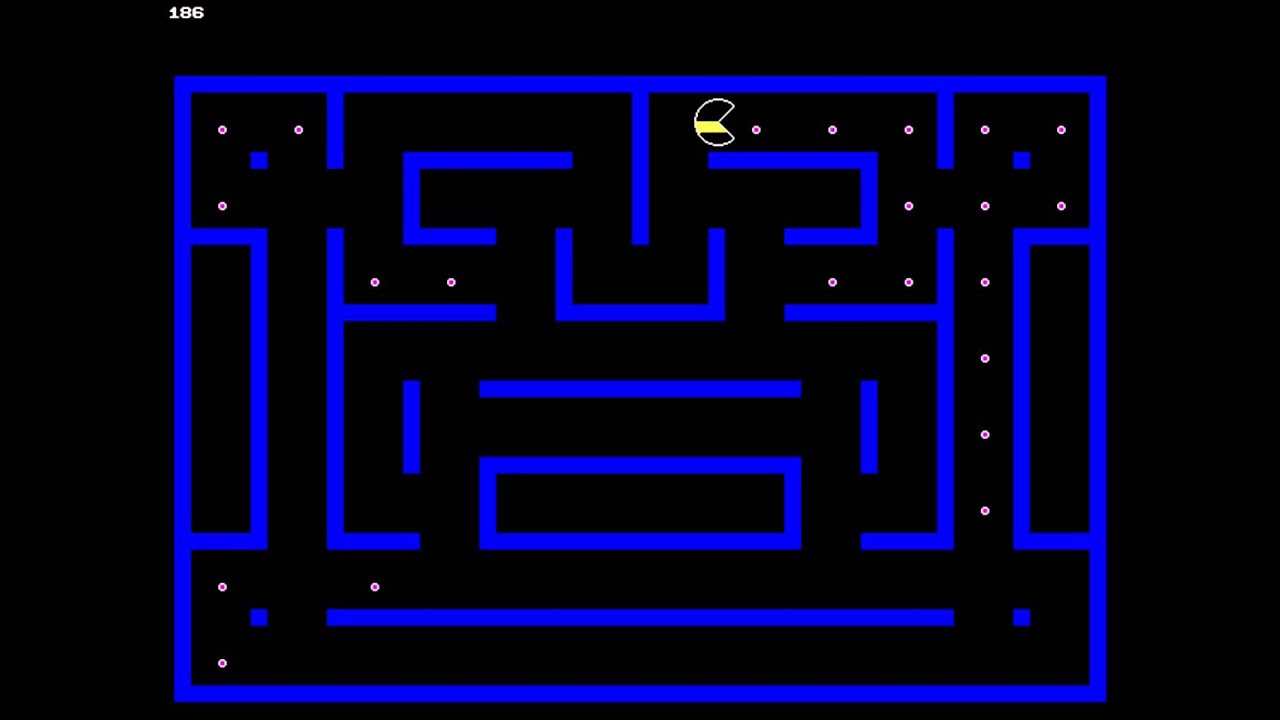 Pacman en modo gráfico primitivo - Lenguaje C++ - YouTube
