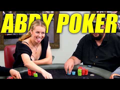 AbbyPoker In The Mix And Huge Pots With Ace King!!