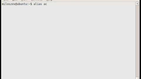 Cómo hacer alias en linux