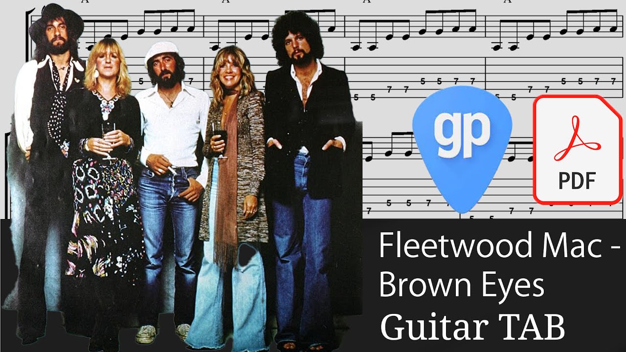 Fleetwood Mac Brown Eyes Guitar Tabs [TABS] YouTube