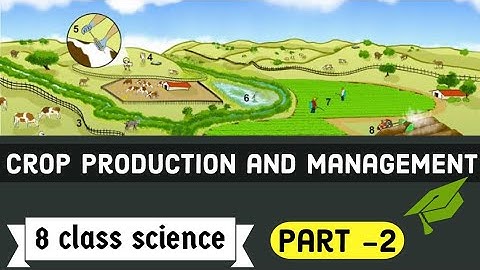 adding manure and fertilizer class 8 | crop production and management | chapter 1