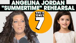 ANGELINA JORDAN WITH BAND | PRACTICING "SUMMERTIME"...SHE TUGS YOUR EMOTIONS LIKE A MAGNET