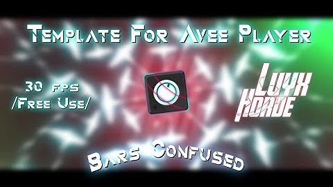 Template For Avee Player // By LuyxLS Horde [Bars confused] Simple Template