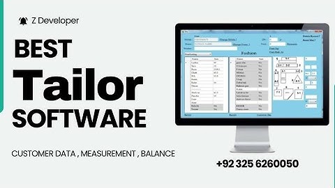 tailor Software | tailor management system | Gulf tailor software | best tailor software | z tailor
