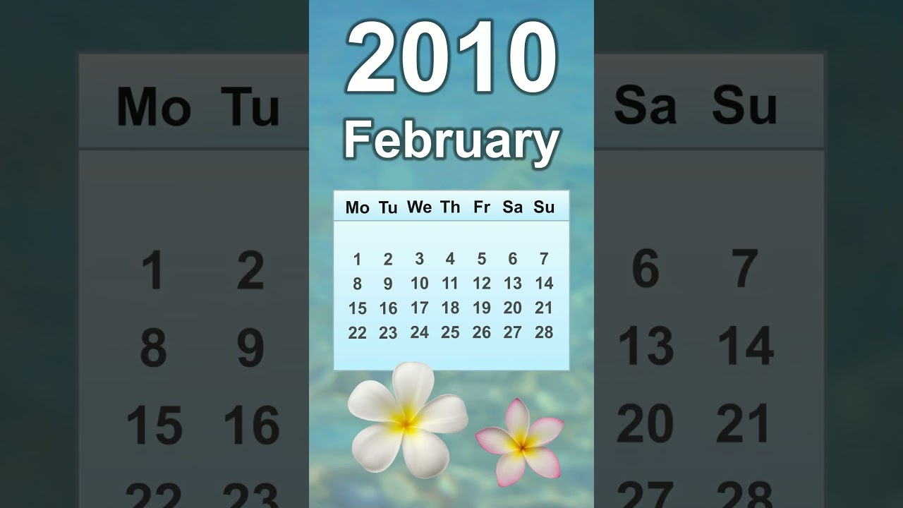 February 2010 Calendar