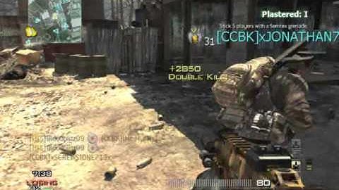 MW3 Game Clip - Semtex multikill