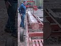 소나무 통나무 2x6 각재 가공 과정 #worker #process #sawmill #woodmizer #carpentry