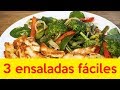 Ensalada de Atún de lata ✅  Receta Fácil Ensalada Griega  ✅ Ensalada Pollo c/ Brócoli Receta Fácil