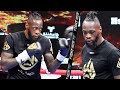 FIRED UP Deontay Wilder SHOWS NEW SKILLS in media workout for Joseph Parker