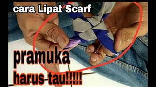 CARA LIPAT SCARF DENGAN SIMPUL PERSAHABATAN