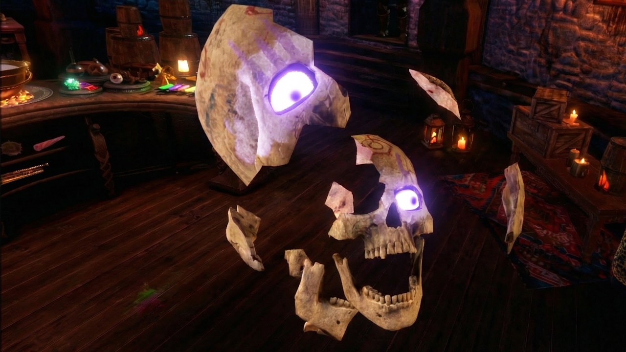 新年早々虐待される骸骨スカリー君