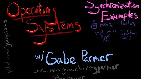 GWU OS: Synchronization Examples