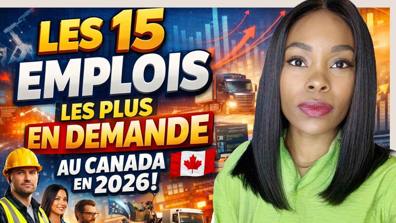 15 Emplois Les Plus en Demande au Canada 🇨🇦 en 2026 - YouTube