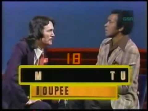 Password Plus Bonus Round #19 -- Greg Morris was desperate