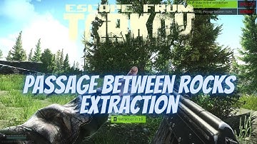 Passage Between Rocks Extraction Customs Scav - Escape From Tarkov