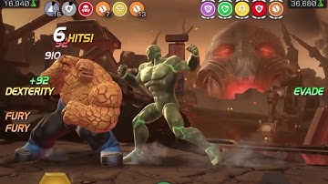 Thing solo Science Adaptoid boss | MCOC Variant 2 Chapter 2.1