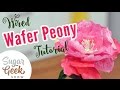 Wired Wafer Paper Peony