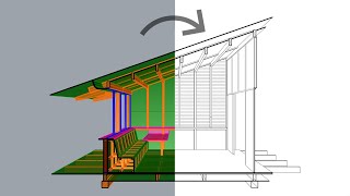 Perspective Section Drawings - Rhino 7