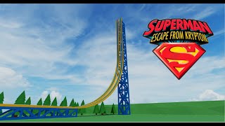 Superman Escape from Krypton Remake (Theme Park Tycoon 2) screenshot 4
