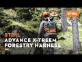 The STIHL ADVANCE X-TREEm forestry harness