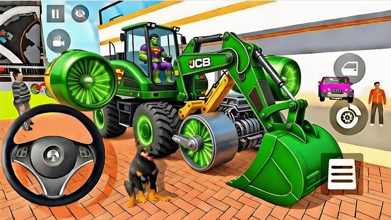 🕷️Hulk Big Jcb Tractor & Spiderman 3D Game🤩Indian Thift Auto🤑Purchase Lot's of Spiderman