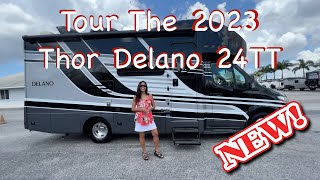 Tour the NEW 2023 Thor Delano 24TT C-Class RV on the Mercedes Chassis