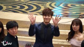 20131231 Lee Min Ho at SBS Drama Awards ending