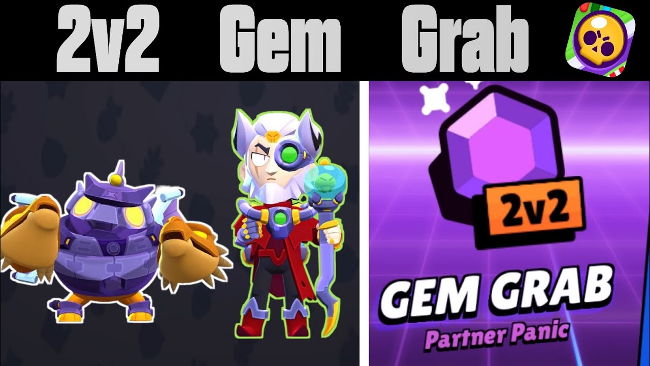 2vs2 Gem Grab Gameplay 11 | Brawl Stars 🌟 - YouTube