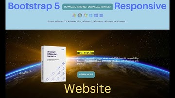 Bootstrap5 full Responsive Website #bootstrap5  #webdesign