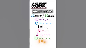 Gemz Daily Code Today 29 November | Gemz Daily Cipher Today 29 November | Today Gemz Code