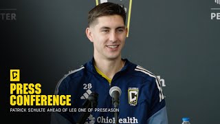 Press Conference | Goalkeeper Patrick Schulte speaks ahead of The Crew's First Leg of Preseason