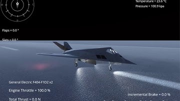 Silantro Unity3d Flight Simulator : F-117 Nighthawk Showcase