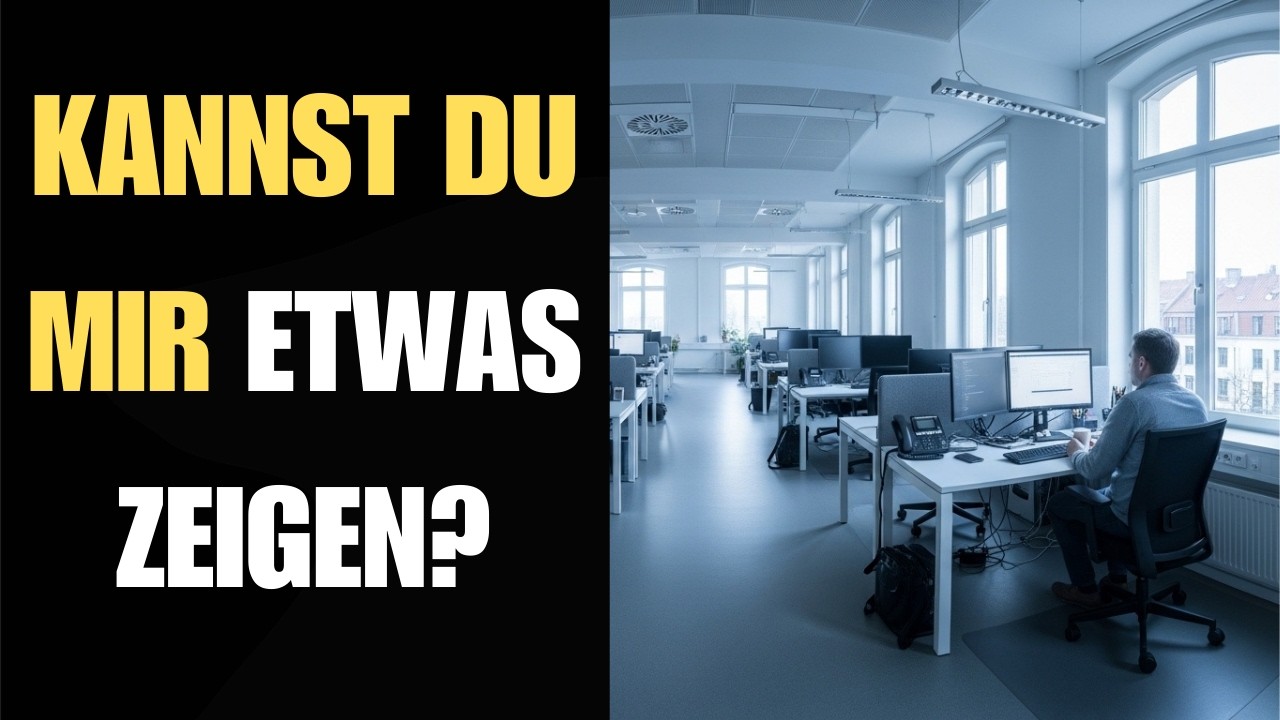 Die neue Kollegin fragte: ‚Kannst du mir nach der Arbeit noch etwas zeigen?