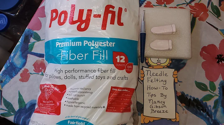 Using Poly-fil For Needle Felting Cores {Beginner}...