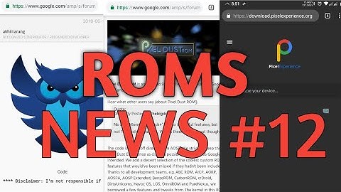 #ROM NEWS 12 official MOKEE Pie , AOSIP Pie rom for redmi note 3,Official Pixel experience Update