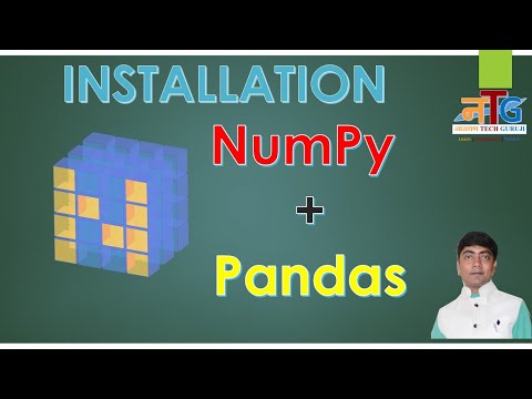 How to install NumPy and Pandas in Python