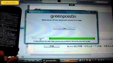 New greenpois0n Jailbreak 4.2.6 4.2.1, 4.1 iPhone 4, 3Gs, 3G iPod Touch 4, 3, 2 MC+nonMC & iPad
