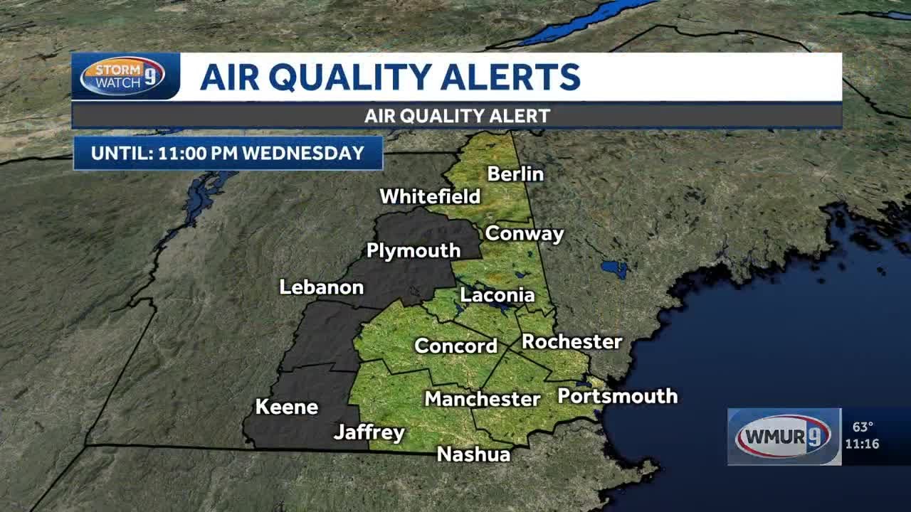 Air quality alert in effect Wednesday for parts of the state as ...