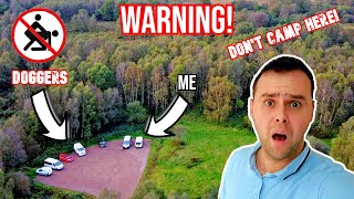 WARNED TO LEAVE! Overnight Van Camping In The UK's TOP DOGGING SPOT 😲