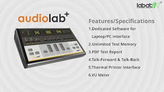 Audiolab Diagnostic Audiometer Labat Asia