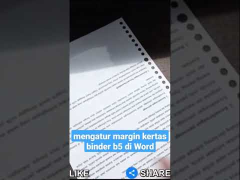 Video: Apakah kata memiliki templat kertas bergaris?