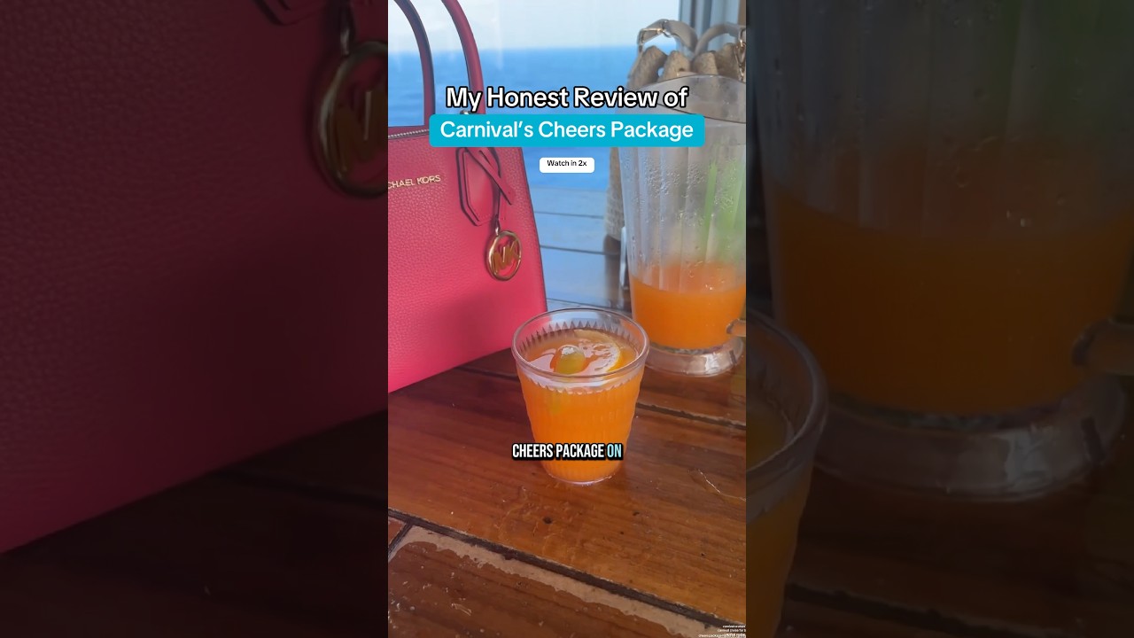 Carnival’s Cheers Package: My Honest Review🍹
