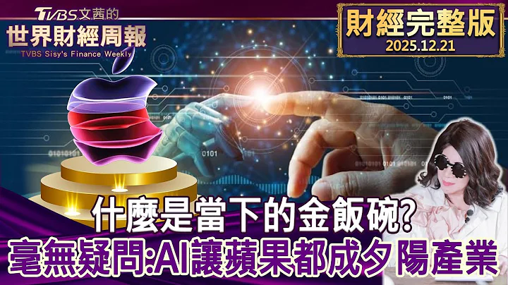 【完整版下集20251221】什麼是當下的金飯碗? 毫無疑問:AI讓蘋果都成夕陽產業#tvbs文茜的財經周報  20251221