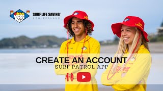 Create an Account - Surf Patrol App screenshot 1