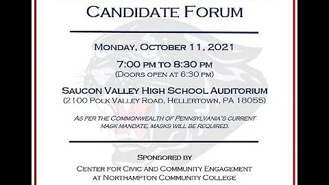 SVSB Candidate Forum 10 11