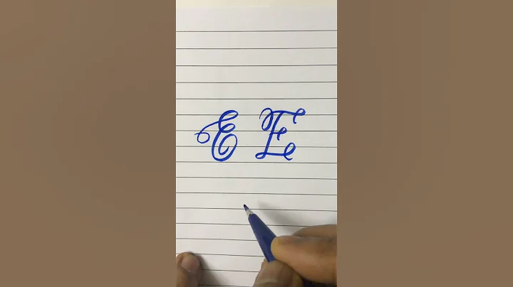 cursive letter E#shorts #youtubeshorts