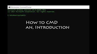 Command Prompt Basics: How to use CMD