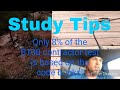 Contractor License test study tips